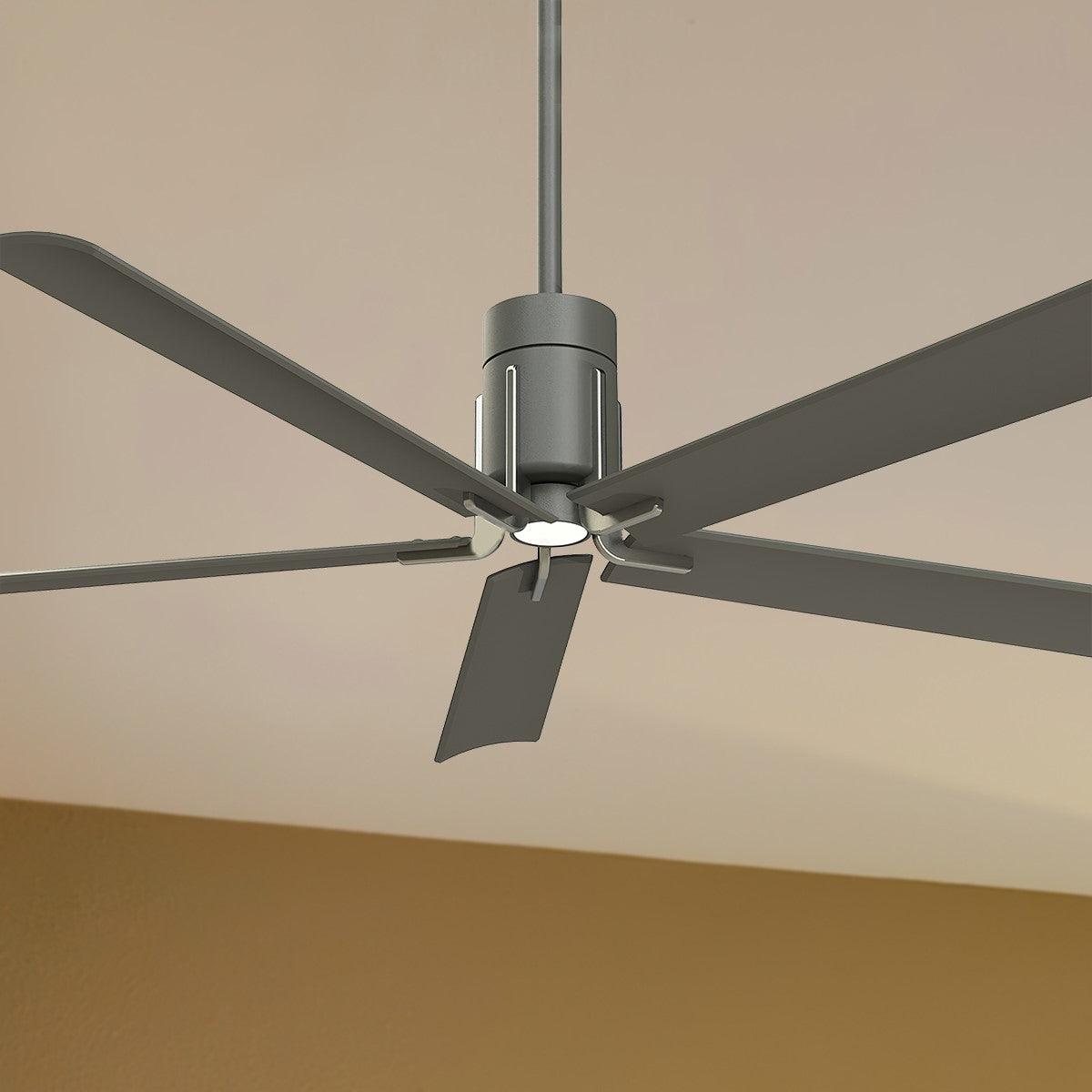 Clean 60 Inch Modern Ceiling Fan With Light And Remote - Bees Lighting