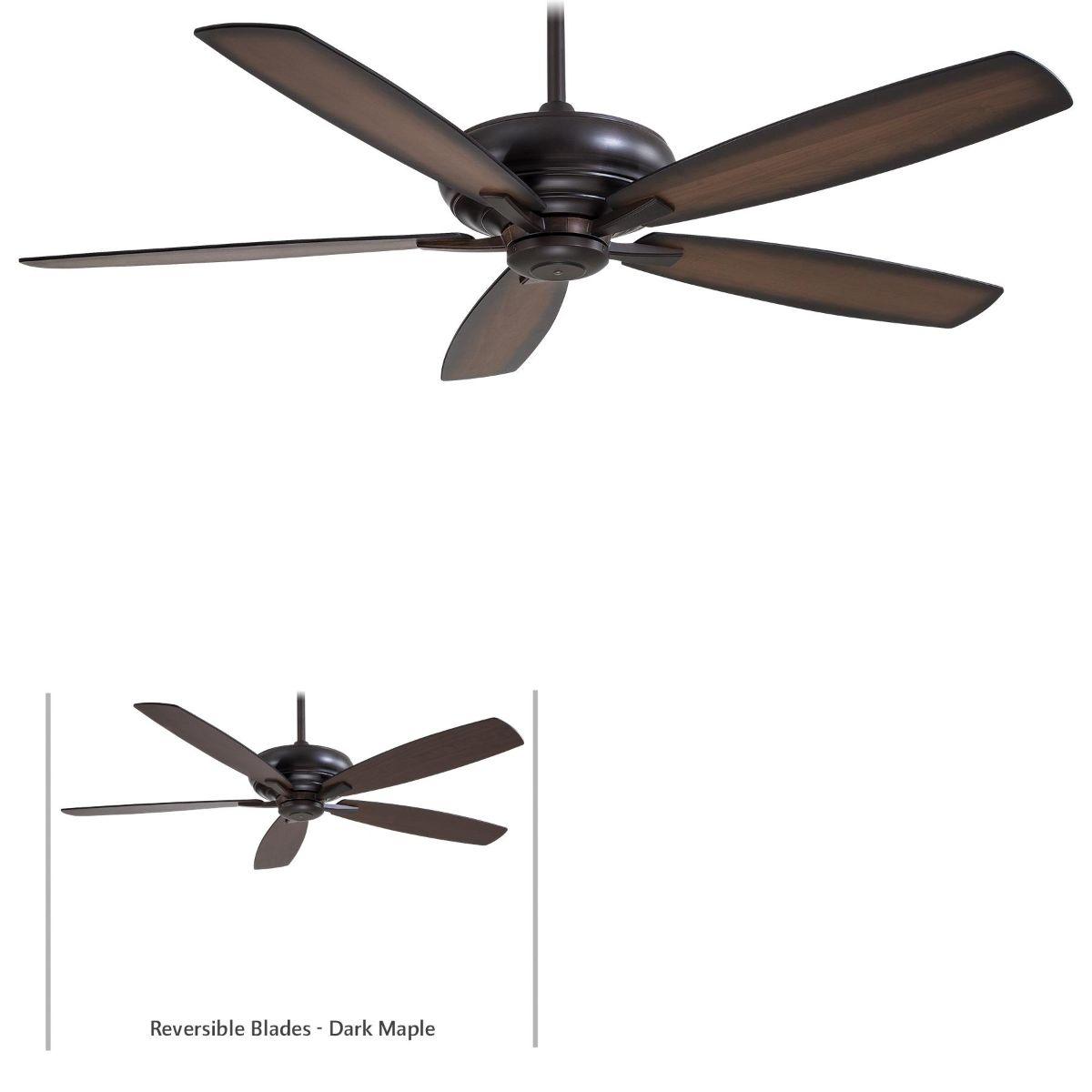 Kola XL 60" Kocoa Large Ceiling Fan with Remote - Bees Lighting