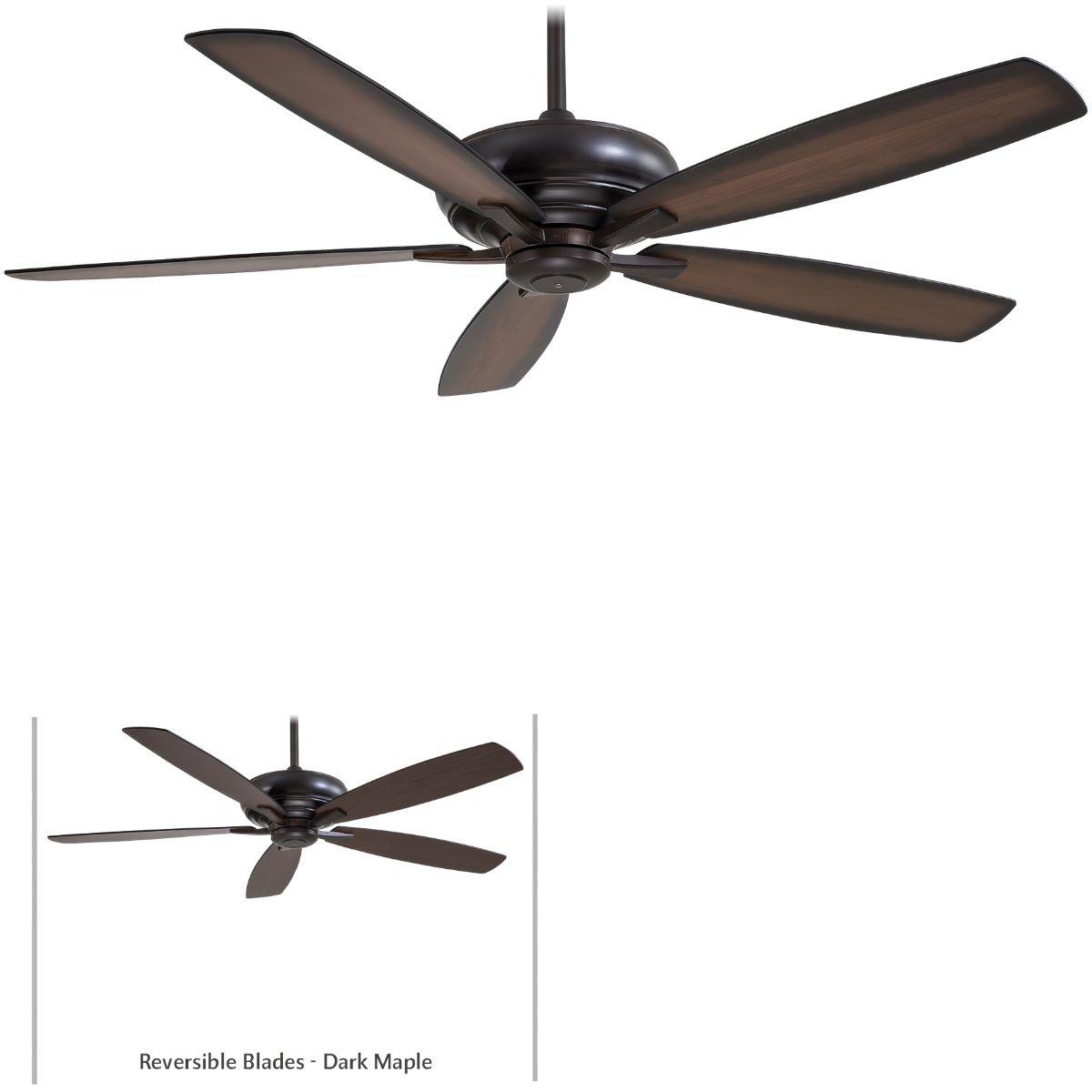 Kola XL 60" Kocoa Large Ceiling Fan with Remote - Bees Lighting
