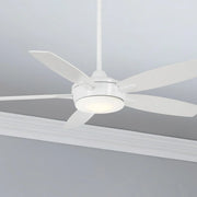 Espace LED 52" White Ceiling Fan with Light and Remote - Bees Lighting