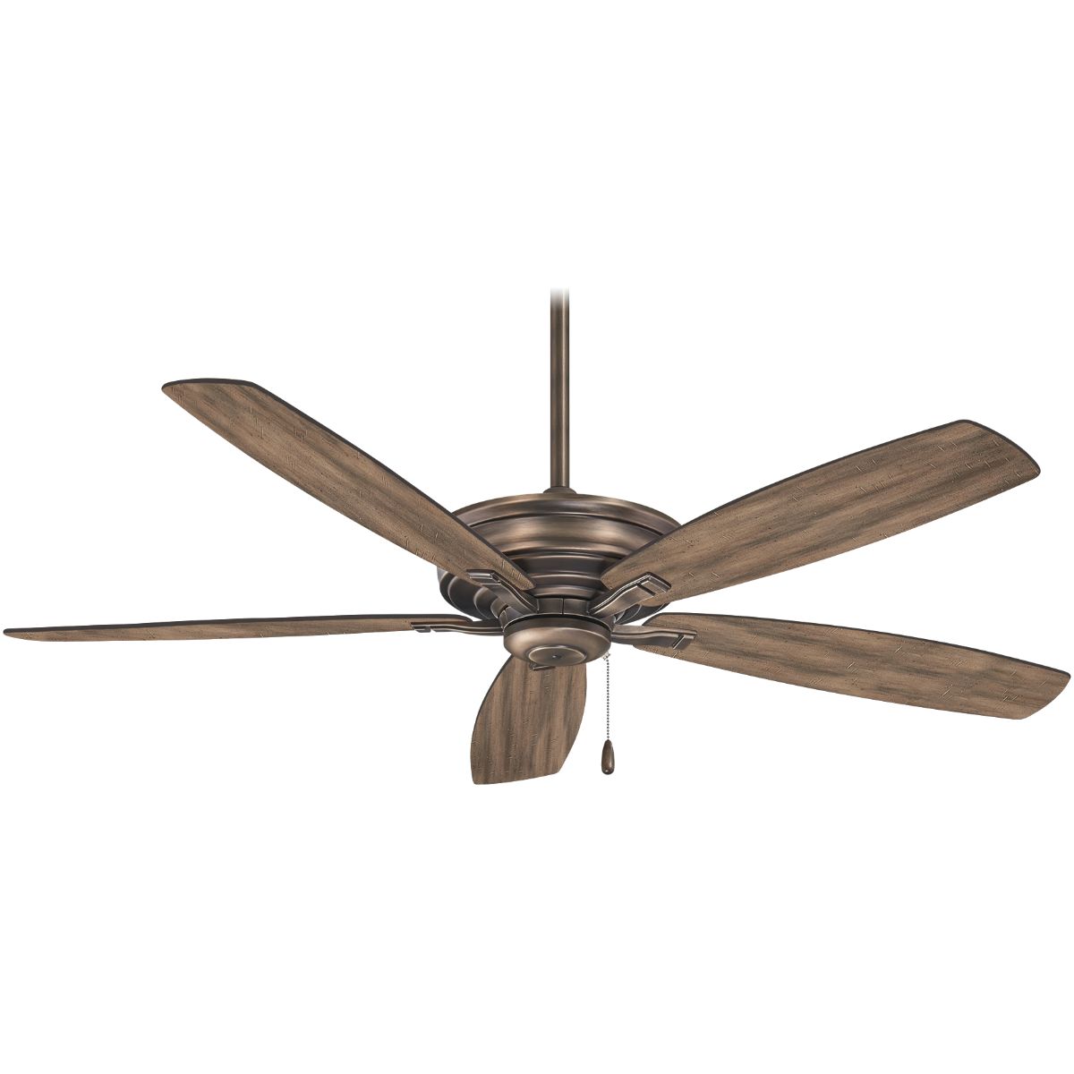 Kafe 52" Heirloom Bronze Ceiling Fan with Pull Chain - Bees Lighting