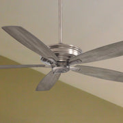 Kafe XL 60" Burnished Nickel Large Ceiling Fan with Remote - Bees Lighting