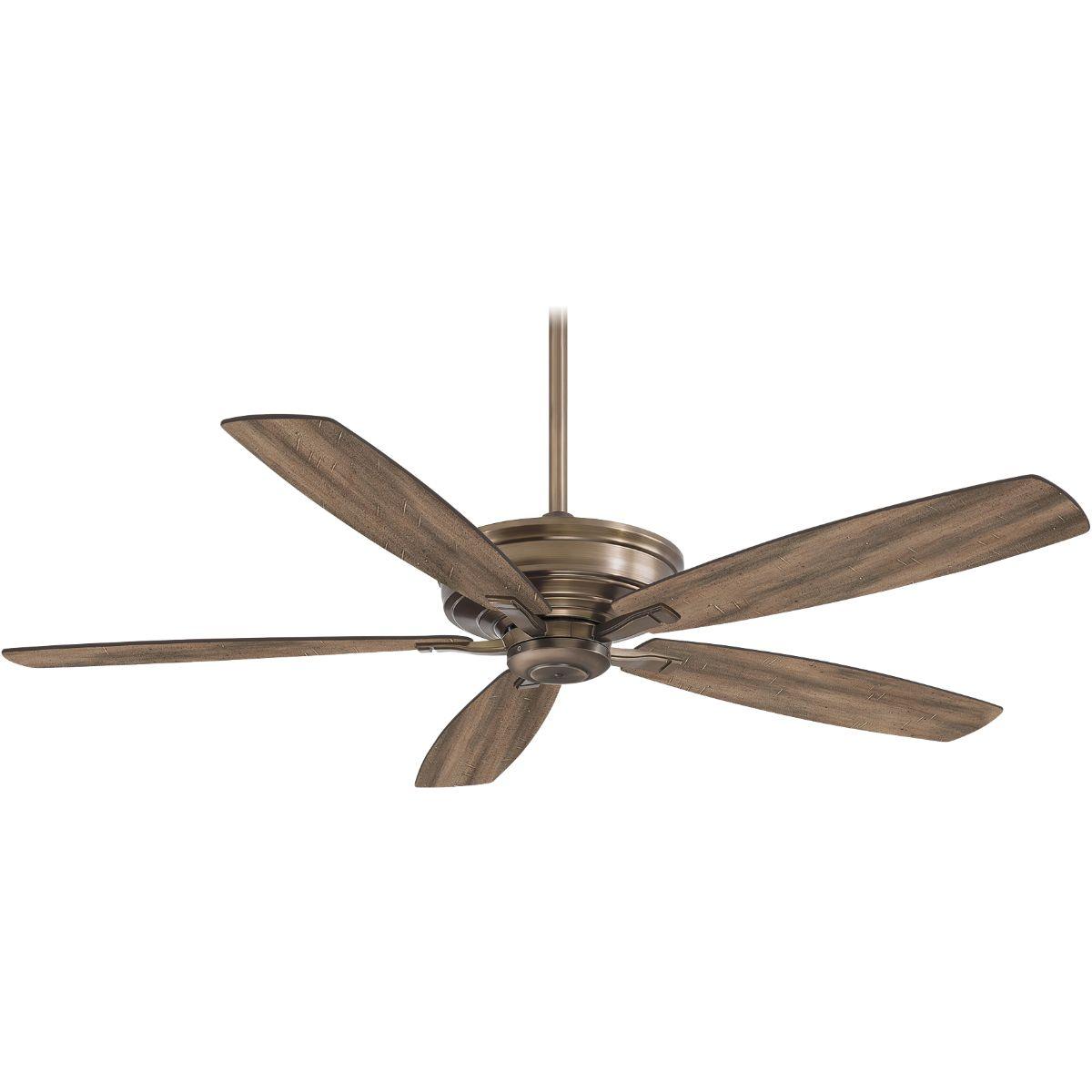 Kafe XL 60" Heirloom Bronze Large Ceiling Fan with Remote - Bees Lighting