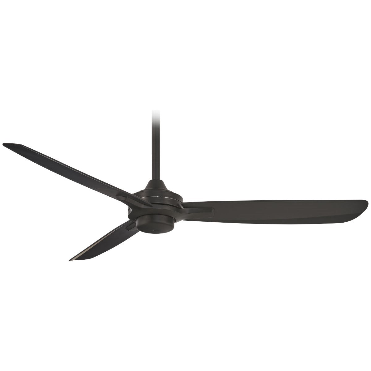 Rudolph 52" Black Coal Ceiling Fan with Wall Control - Bees Lighting