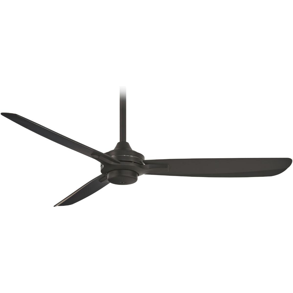 Rudolph 52" Black Coal Ceiling Fan with Wall Control - Bees Lighting