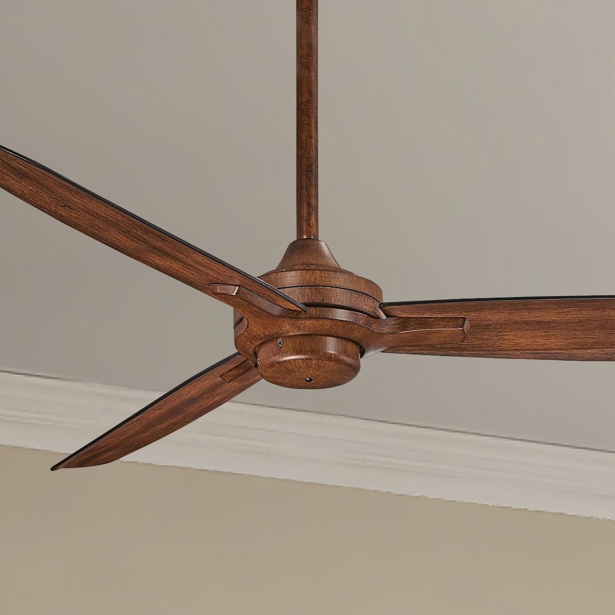 Rudolph 52" Koa Ceiling Fan with Wall Control - Bees Lighting