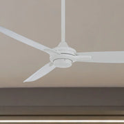 Rudolph 52" White Ceiling Fan with Wall Control - Bees Lighting