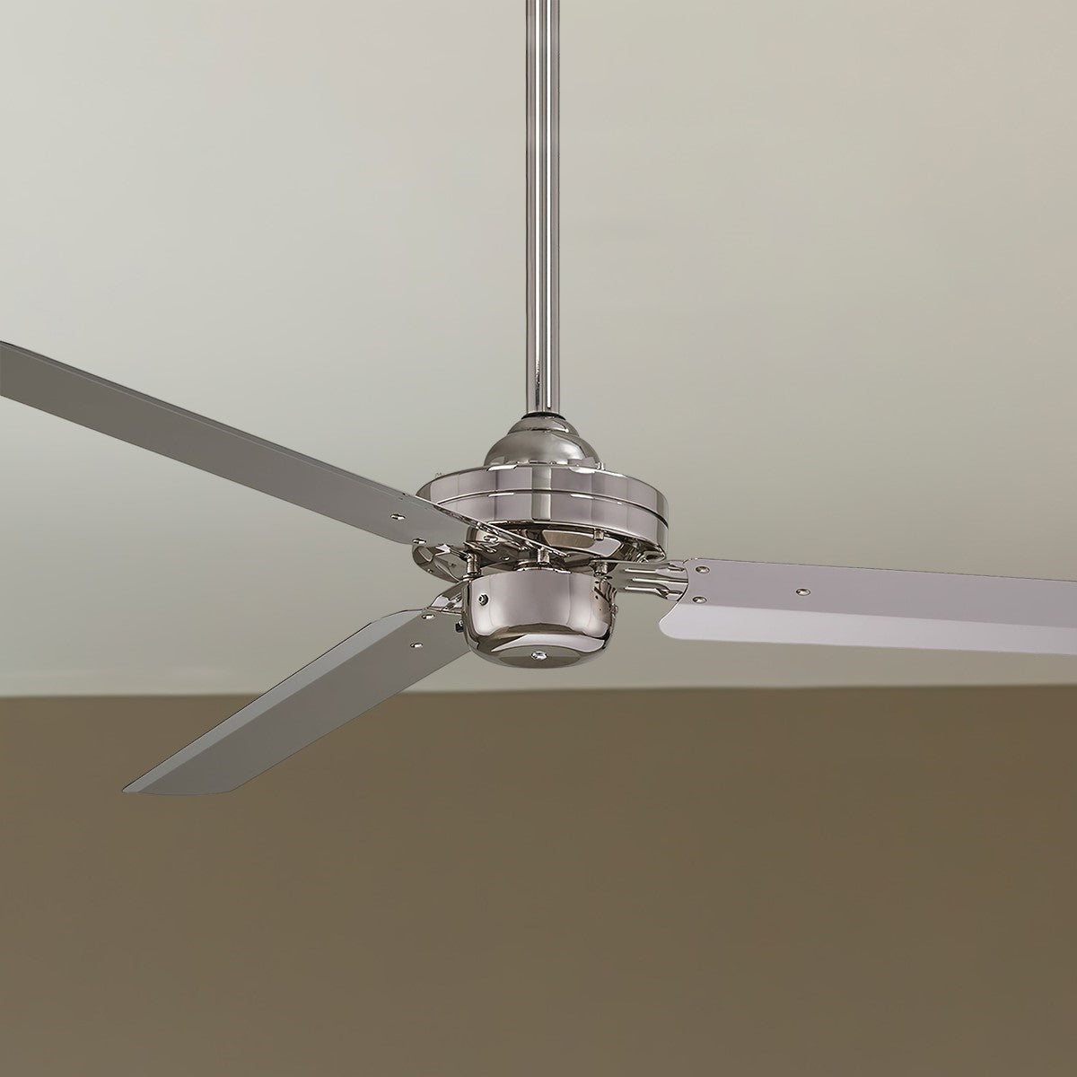 Steal 54" 3-Blade Brushed Nickel Ceiling Fan with Wall Control - Bees Lighting