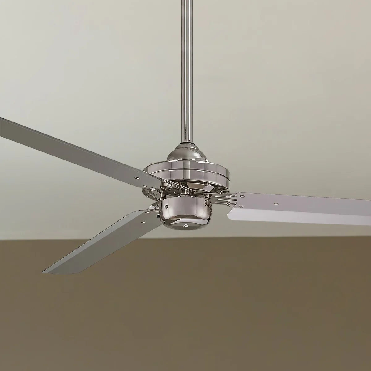 Steal 54" 3-Blade Brushed Nickel Ceiling Fan with Wall Control - Bees Lighting