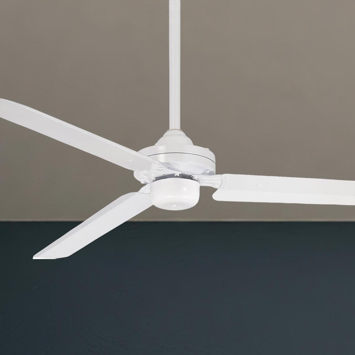 Steal 54 Inch Ceiling Fan With Wall Control - Bees Lighting