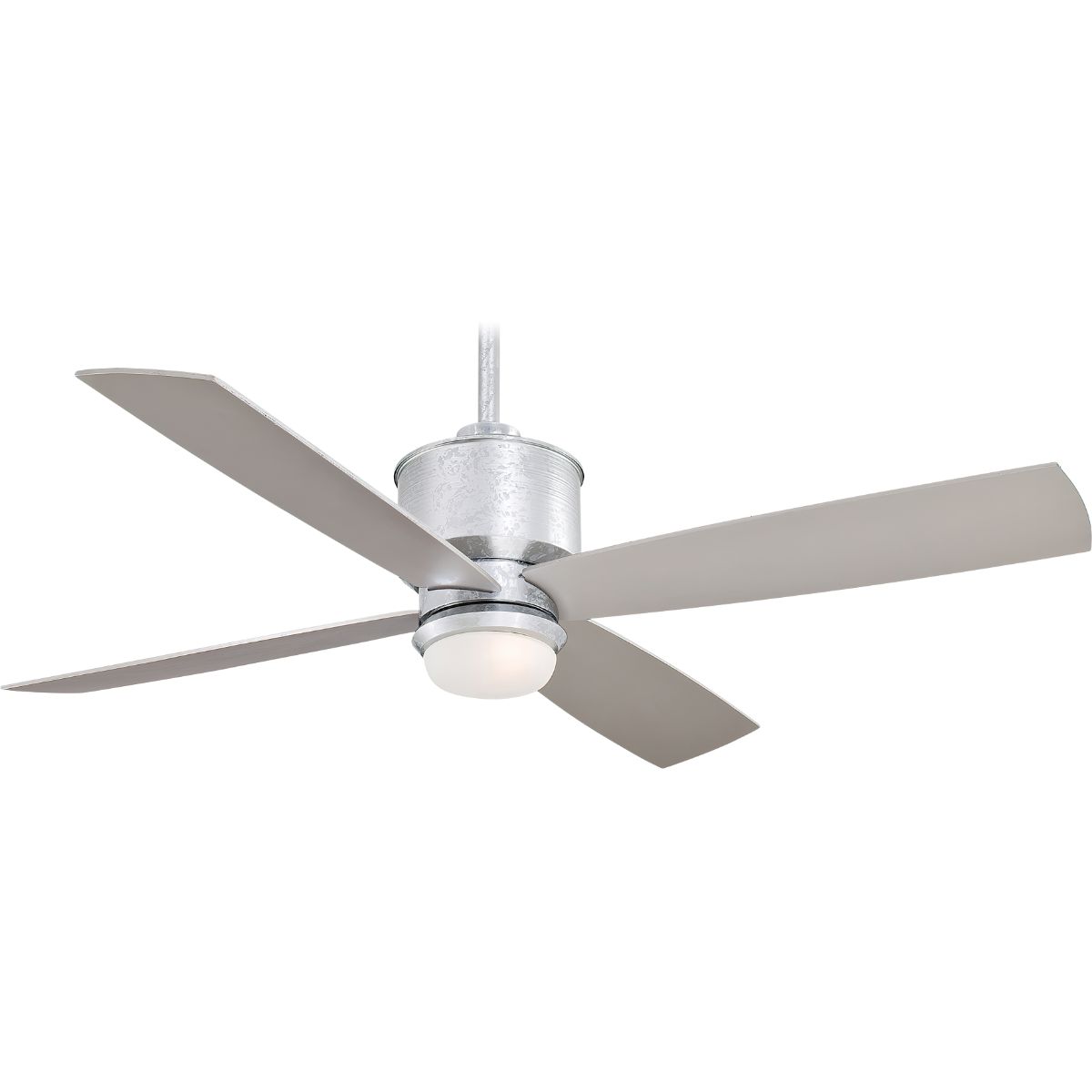 Strata LED 52" Galvanized Outdoor Ceiling Fan with Remote - Bees Lighting