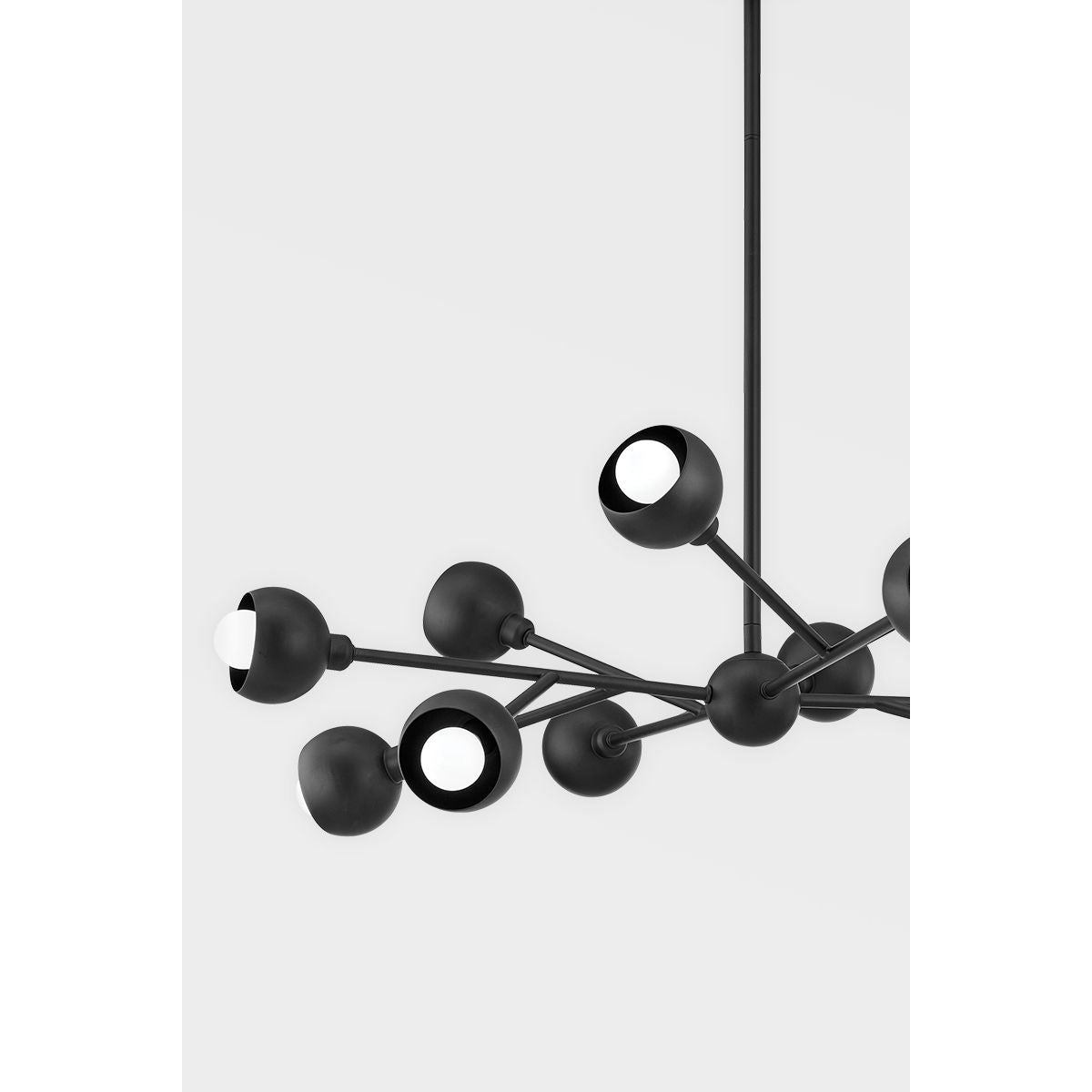 Colt 12 Lights Chandelier Black finish - Bees Lighting