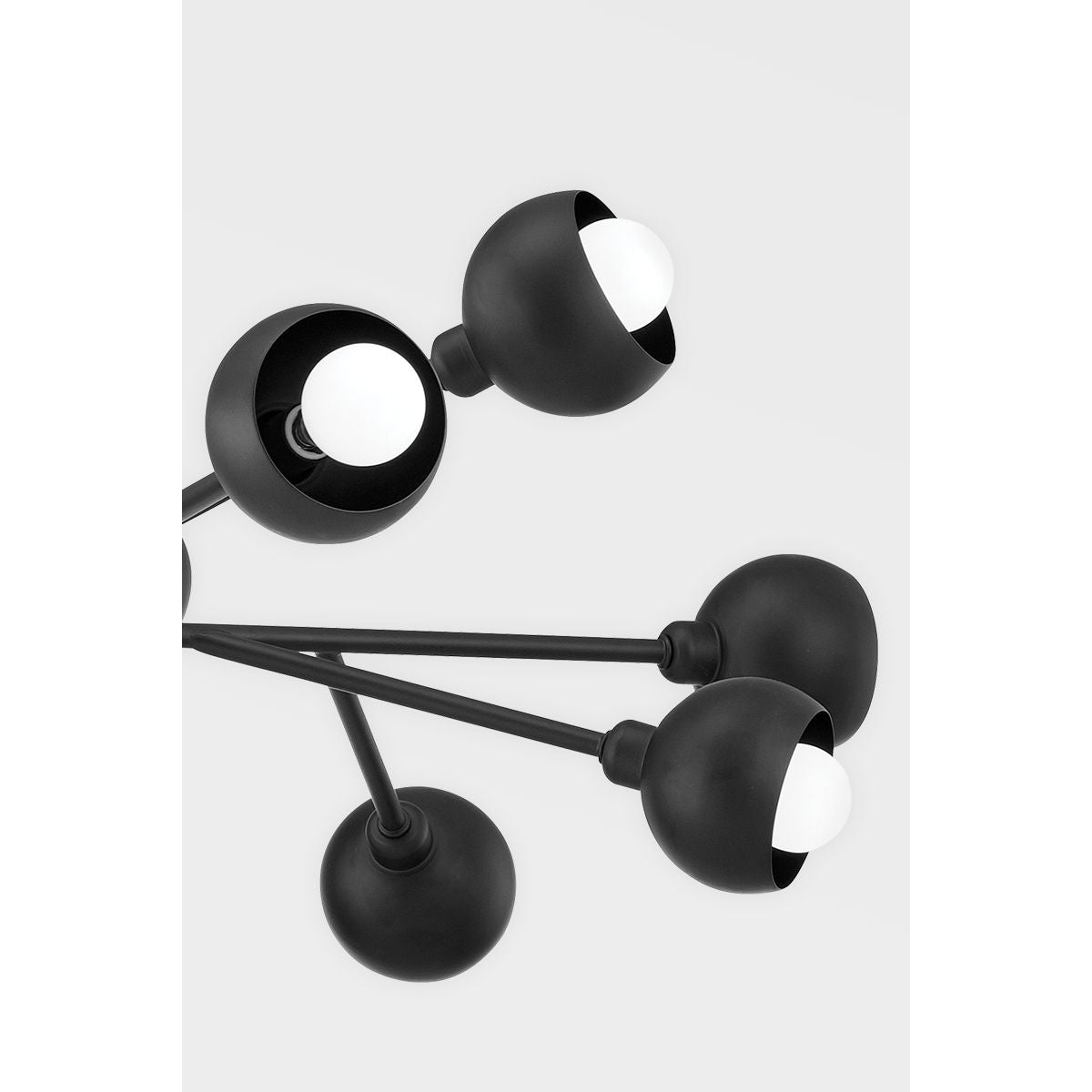 Colt 12 Lights Chandelier Black finish - Bees Lighting