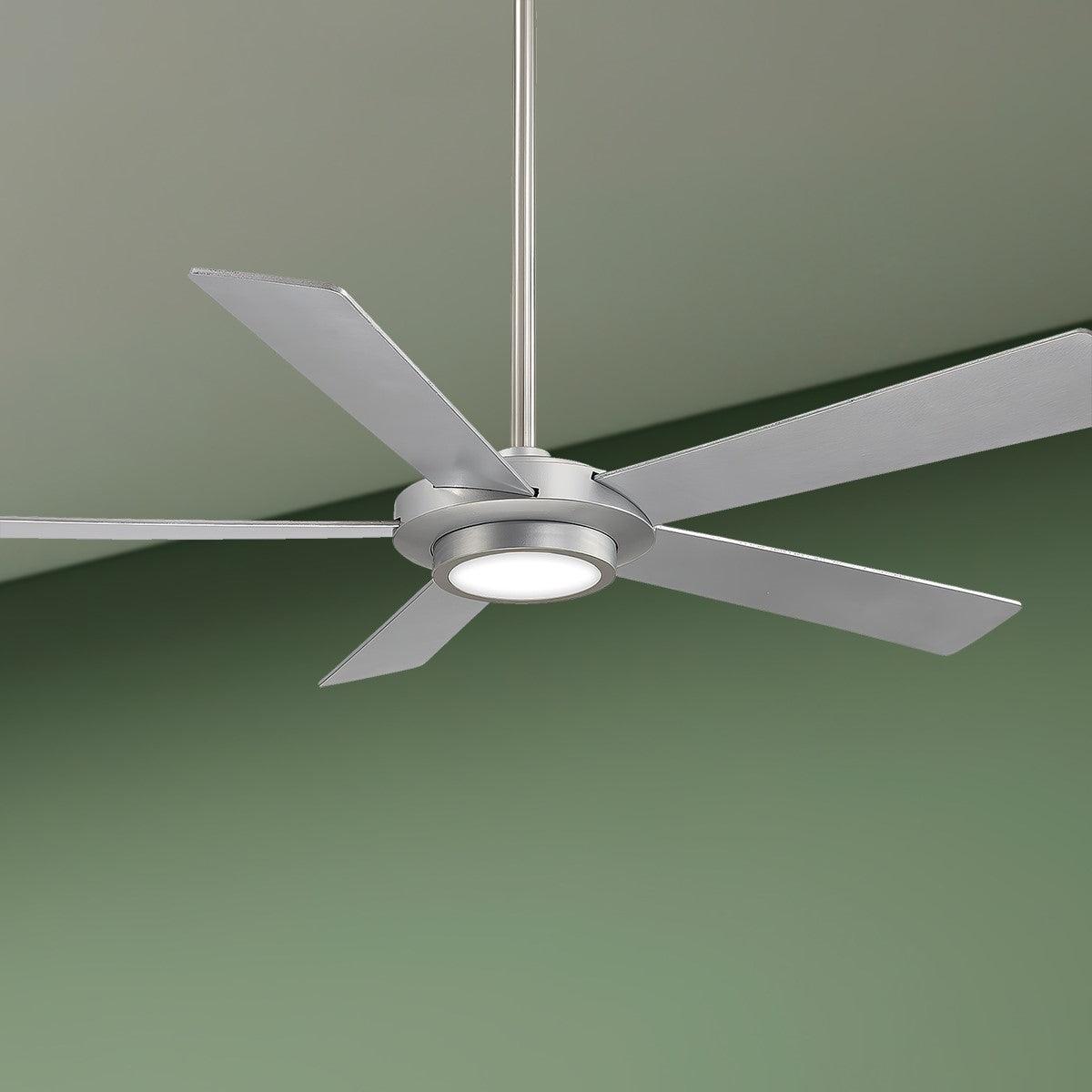 Sabot 52 Inch Modern Ceiling Fan With Light And Remote - Bees Lighting