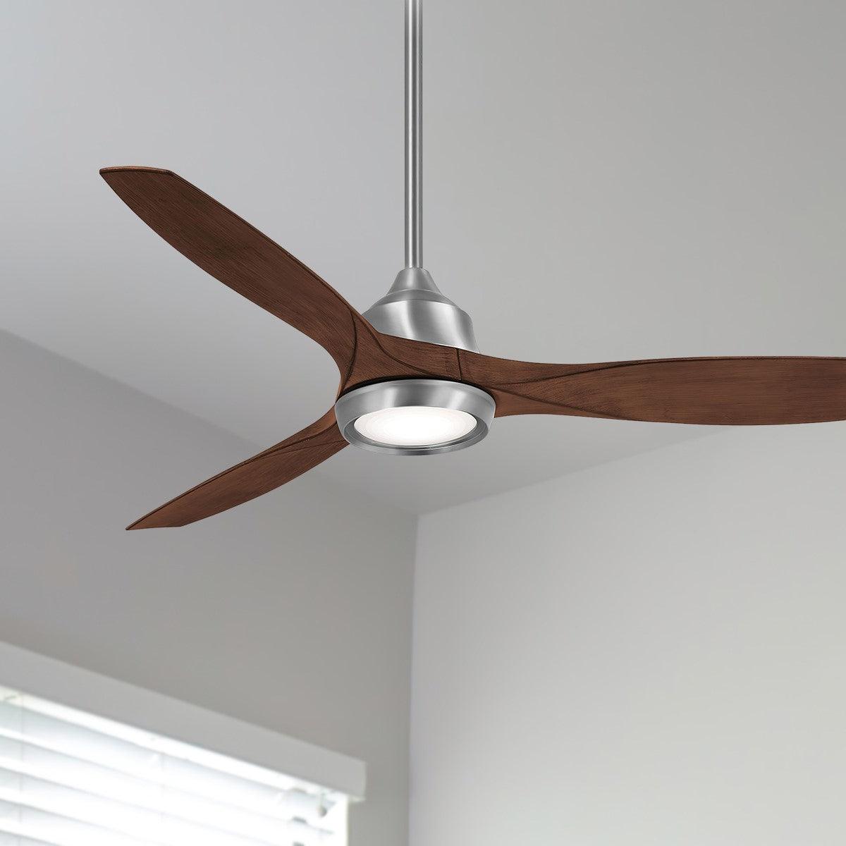 Skyhawk 60 Inch Modern Ceiling Fan With Light And Remote - Bees Lighting