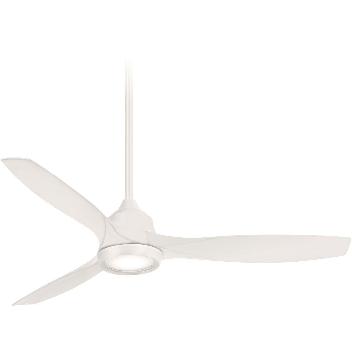 Skyhawk LED 60" White Modern Ceiling Fan with Remote - Bees Lighting