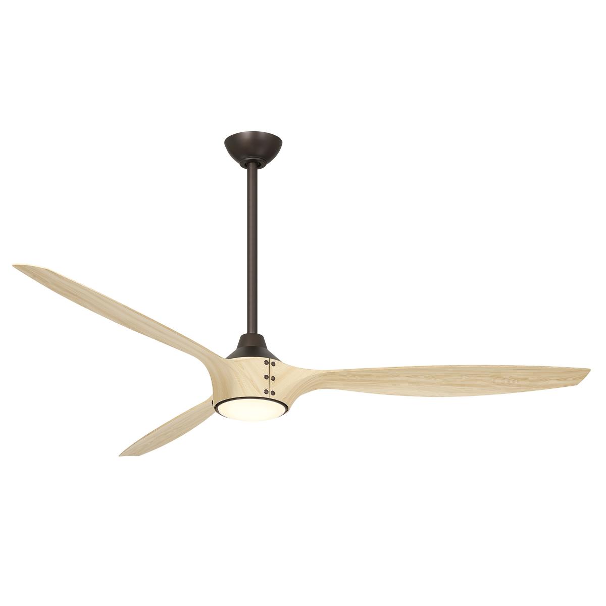 Pierce 65" Bronze LED Smart Ceiling Fan - Bees Lighting
