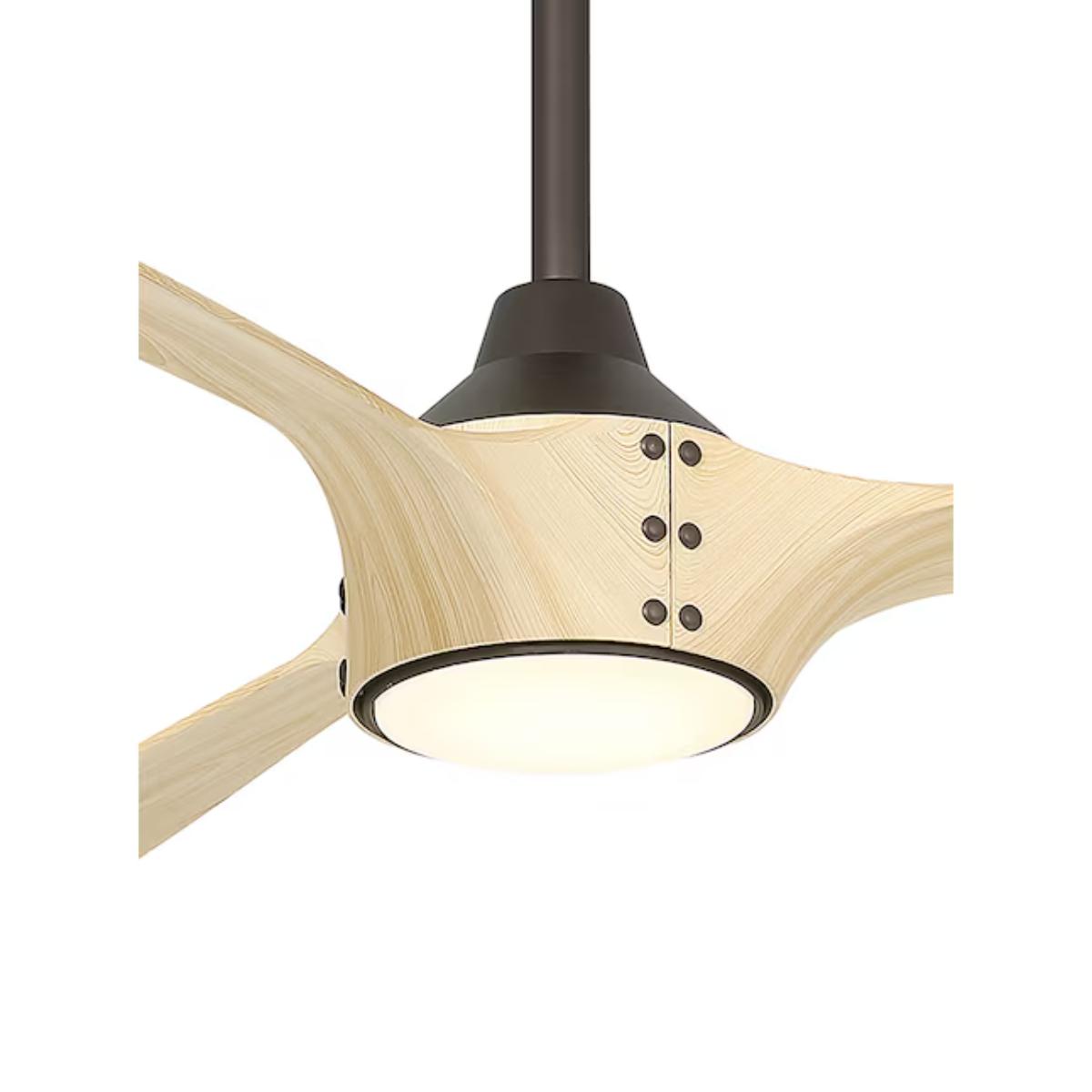 Pierce 84" Bronze Large LED Smart Ceiling Fan - Bees Lighting