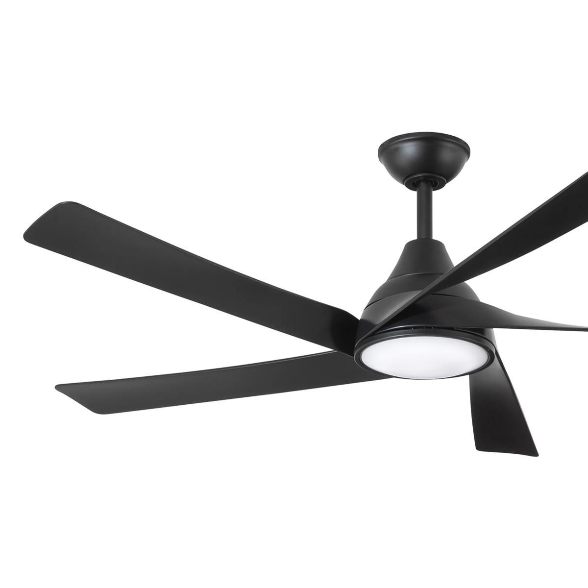 Transonic 56" LED Ceiling Fan with Remote, Coal - Bees Lighting