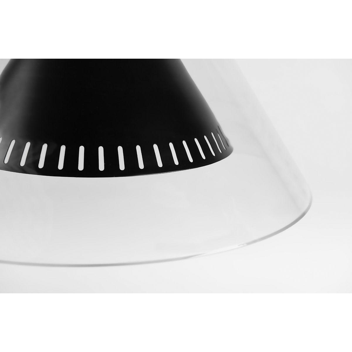 Atticus 14 in. Pendant Light Satin Black Finish - Bees Lighting