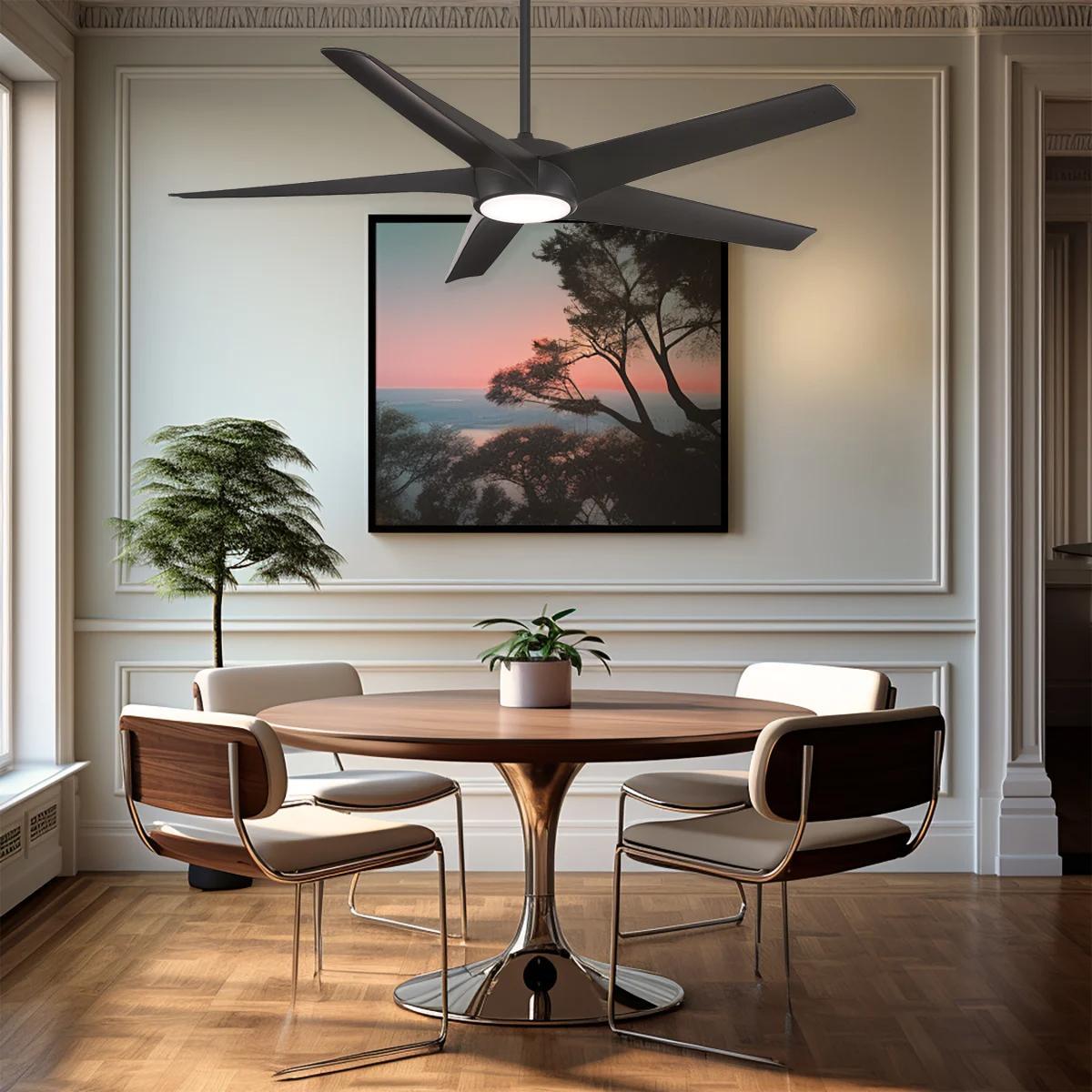 Skymaster LED 64" Coal Indoor Ceiling Fan with Remote - Bees Lighting