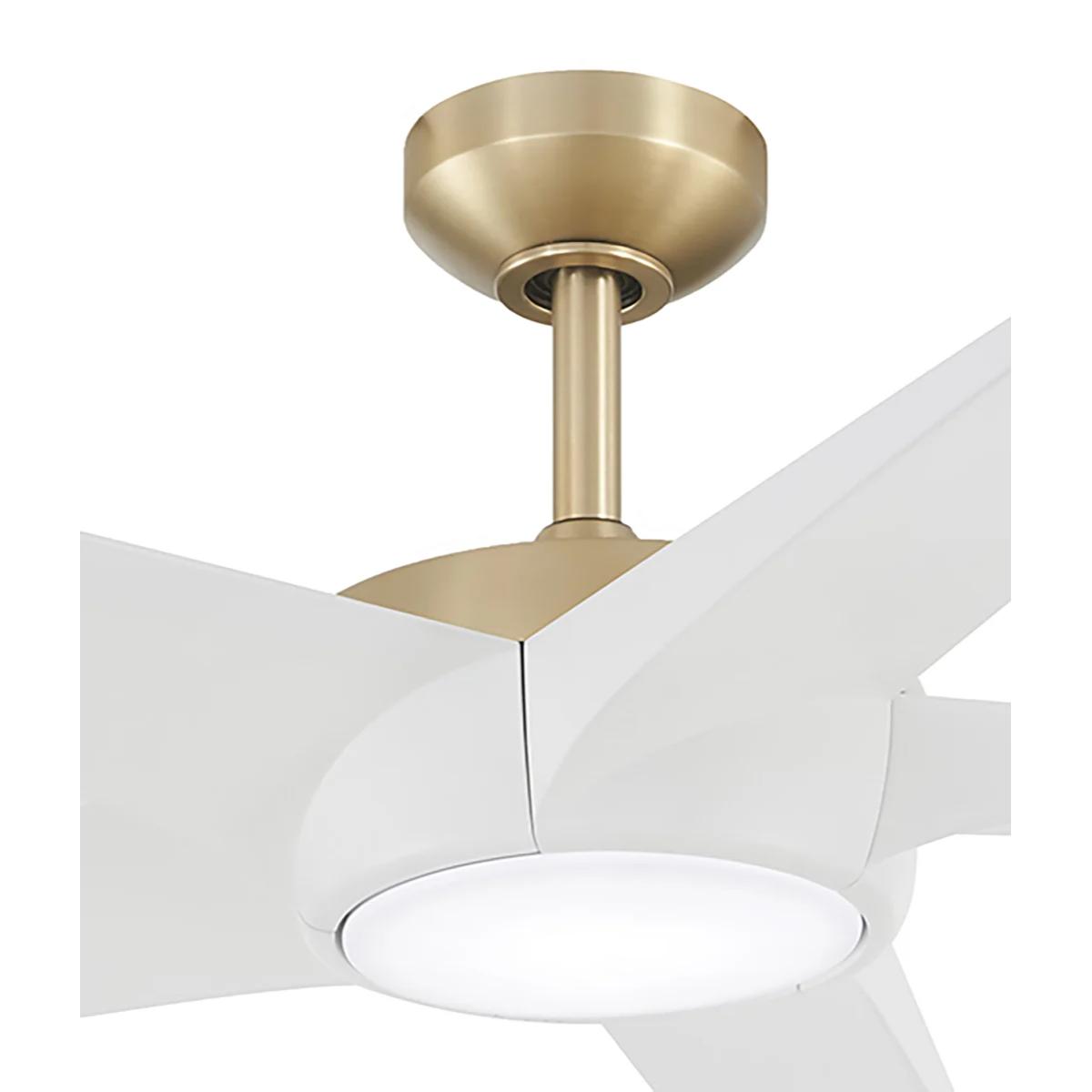 Skymaster LED 64" Brass Indoor Ceiling Fan with Remote - Bees Lighting