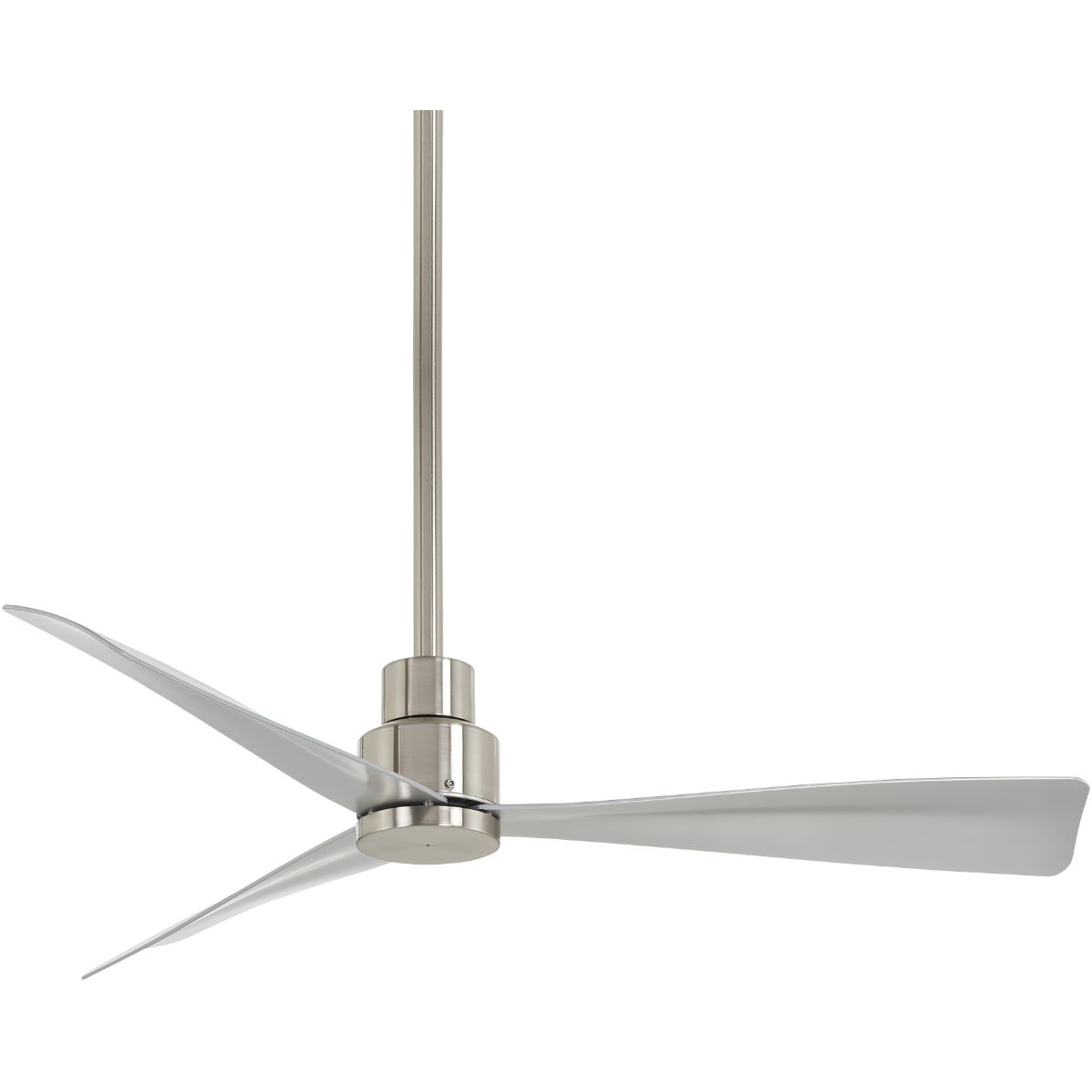 Simple 44" Nickel Wet Rated Ceiling Fan with Remote - Bees Lighting