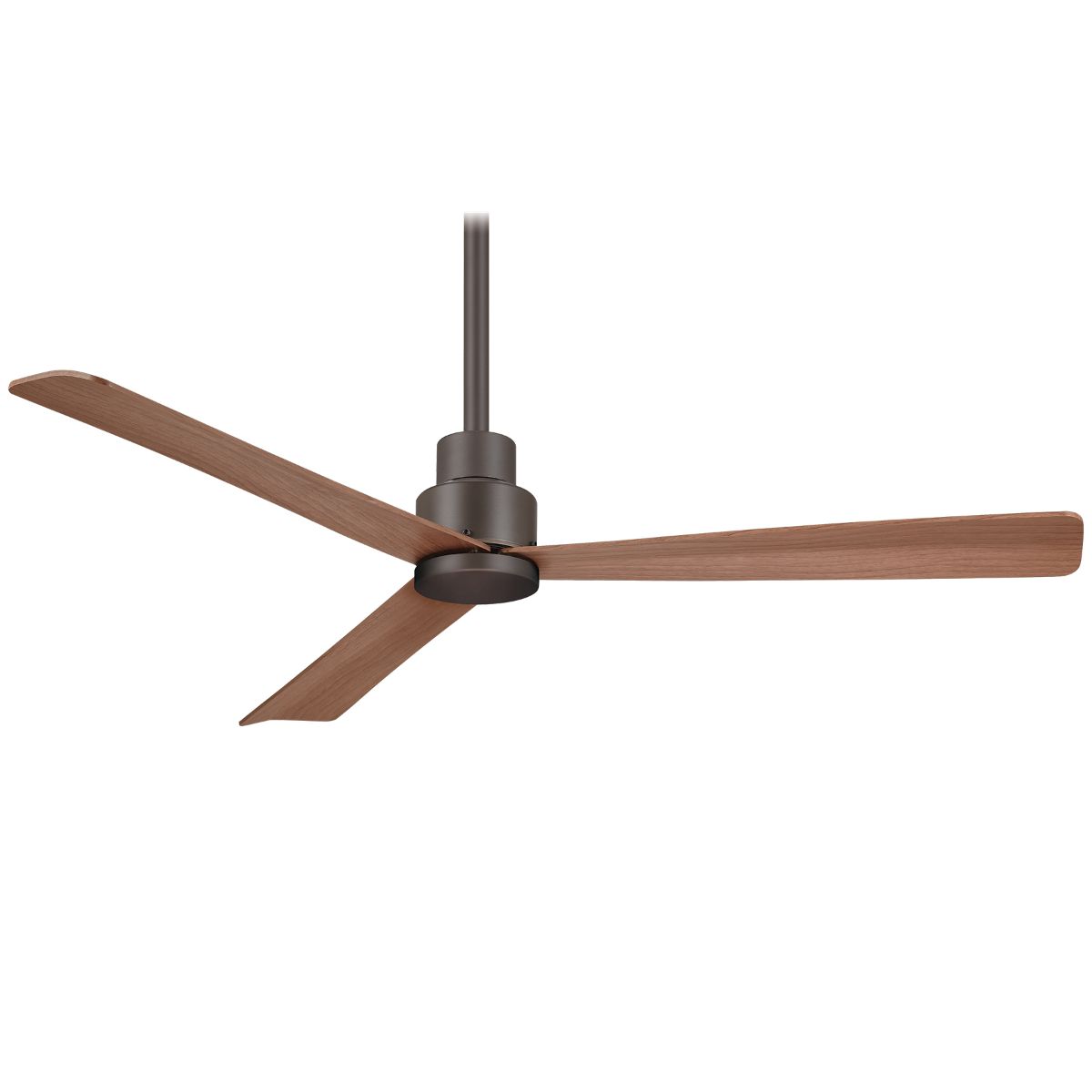 Simple 44" Bronze Wet Rated Ceiling Fan with Remote - Bees Lighting