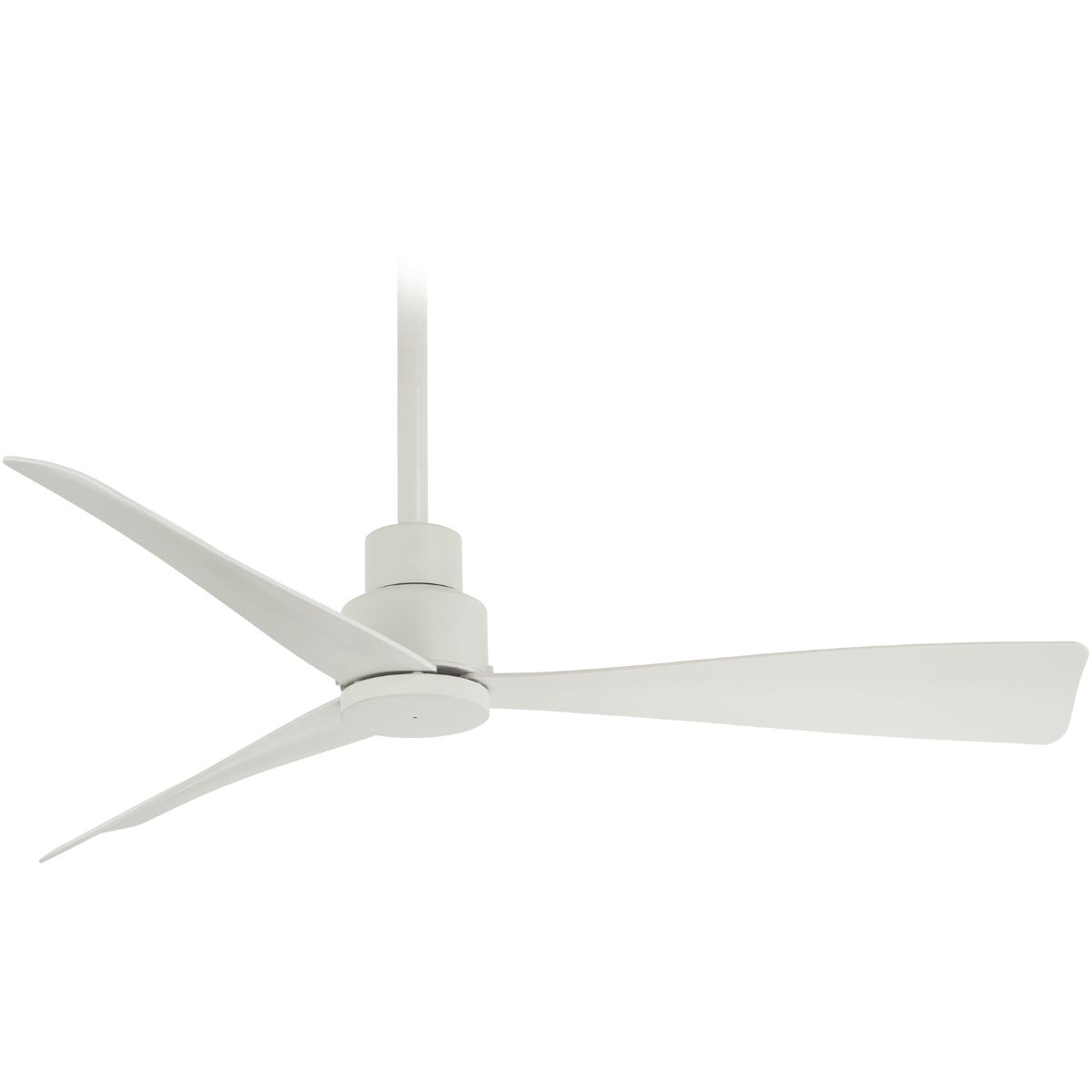 Simple 44" White Wet Rated Ceiling Fan with Remote - Bees Lighting