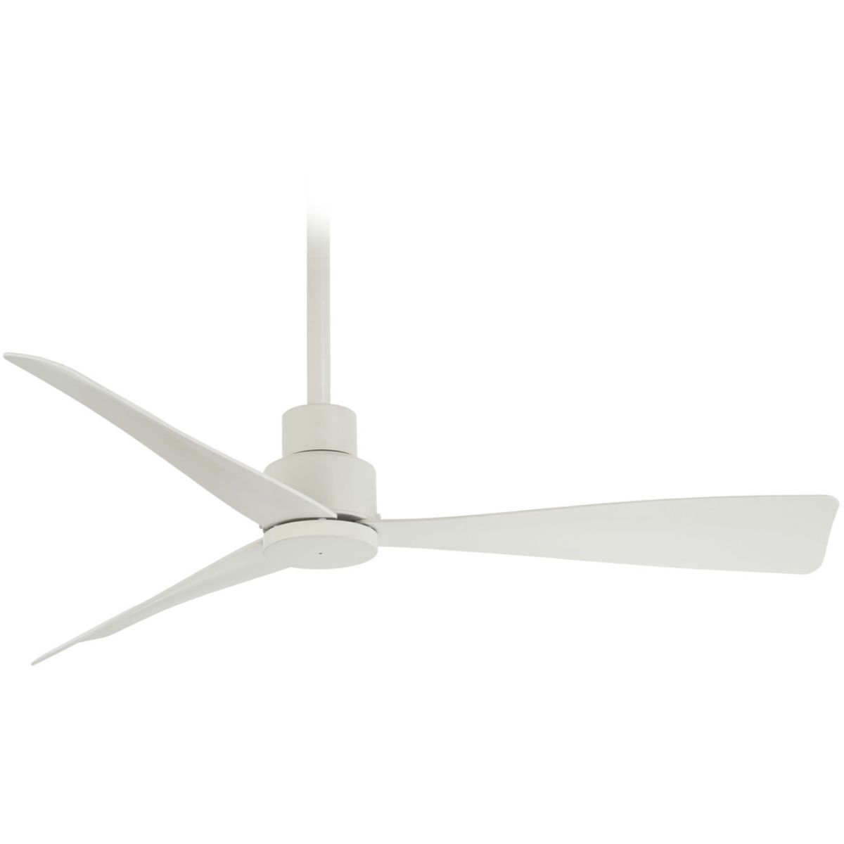 Simple 44" White Wet Rated Ceiling Fan with Remote - Bees Lighting