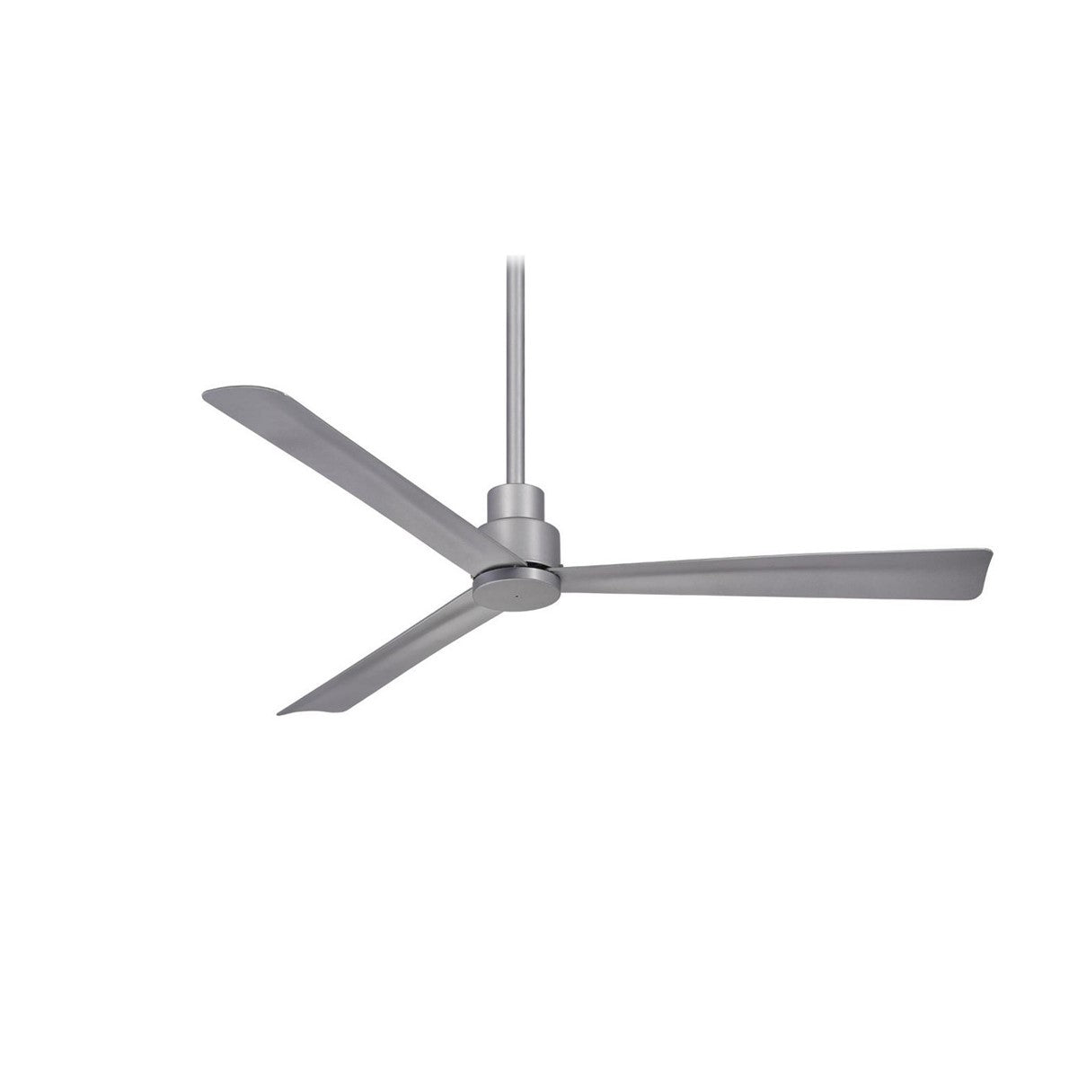 Simple 52" Silver Wet Rated Ceiling Fan with Remote - Bees Lighting