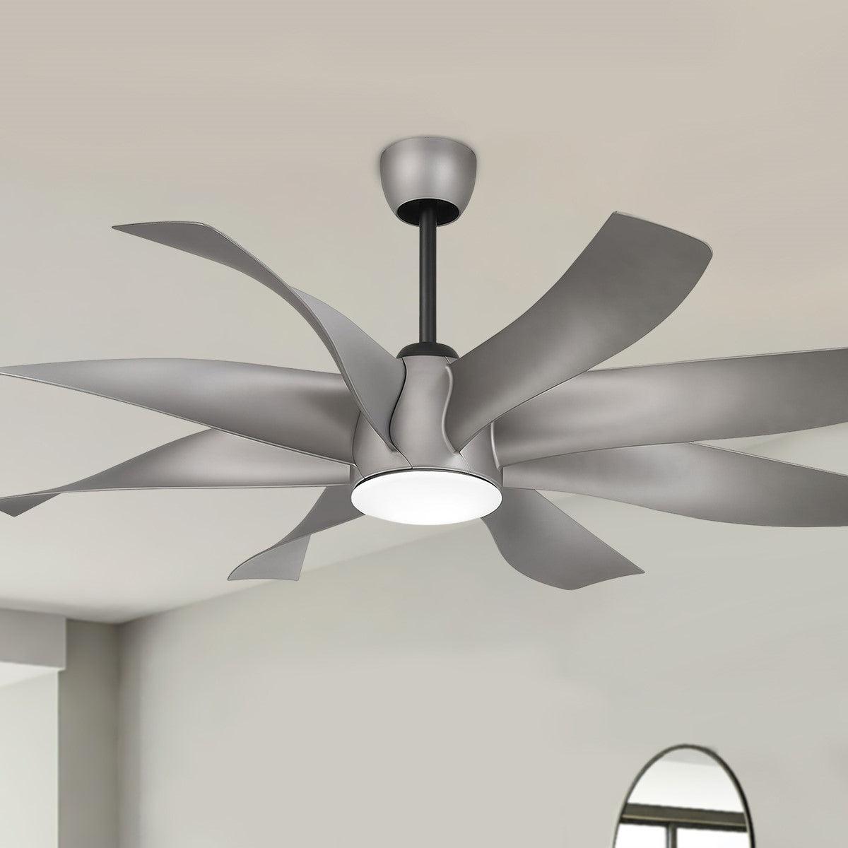 Dream Star 60 Inch Contemporary Ceiling Fan With Light And Remote - Bees Lighting