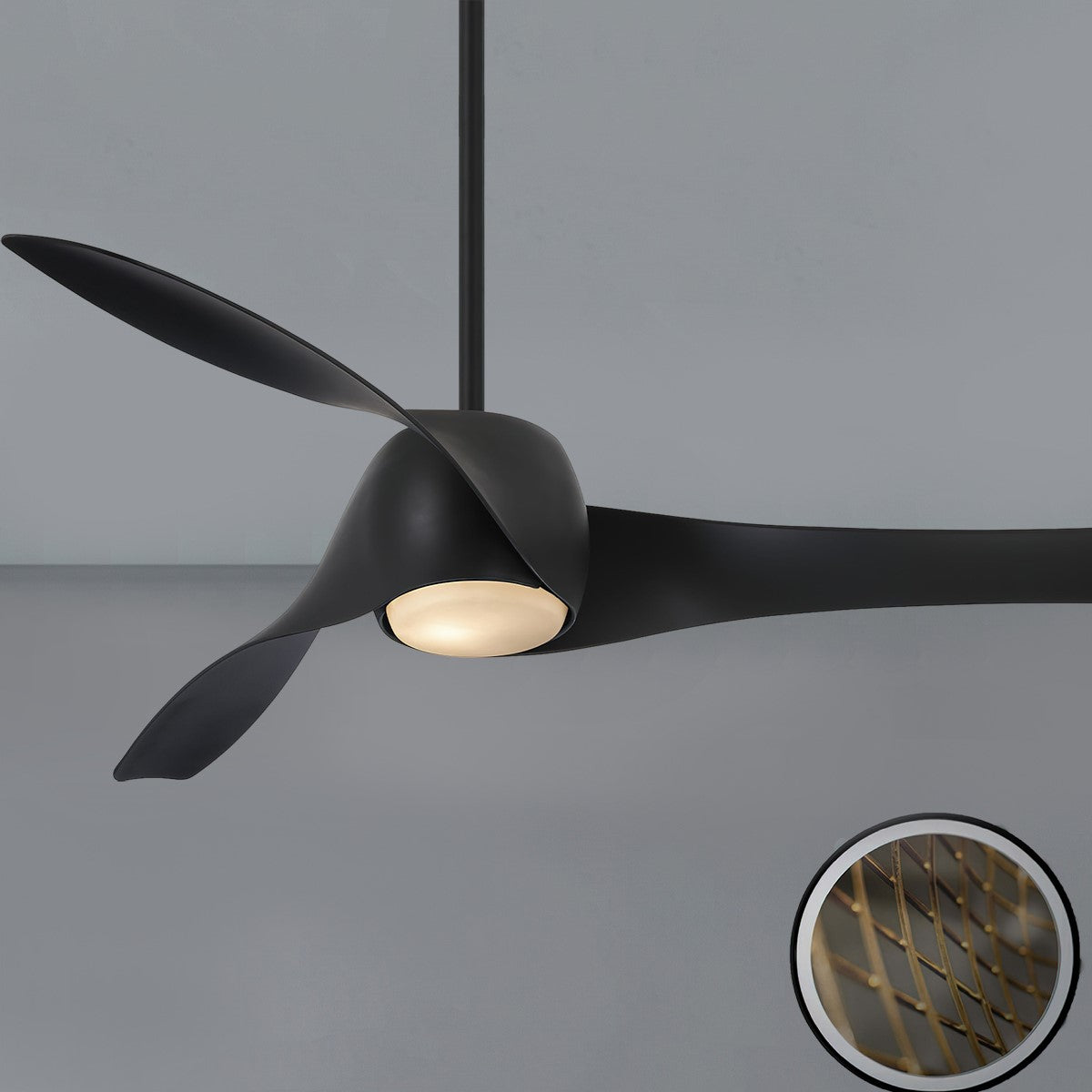 Artemis LED 58'' Smart Ceiling Fan with Light and Remote Control, Coal