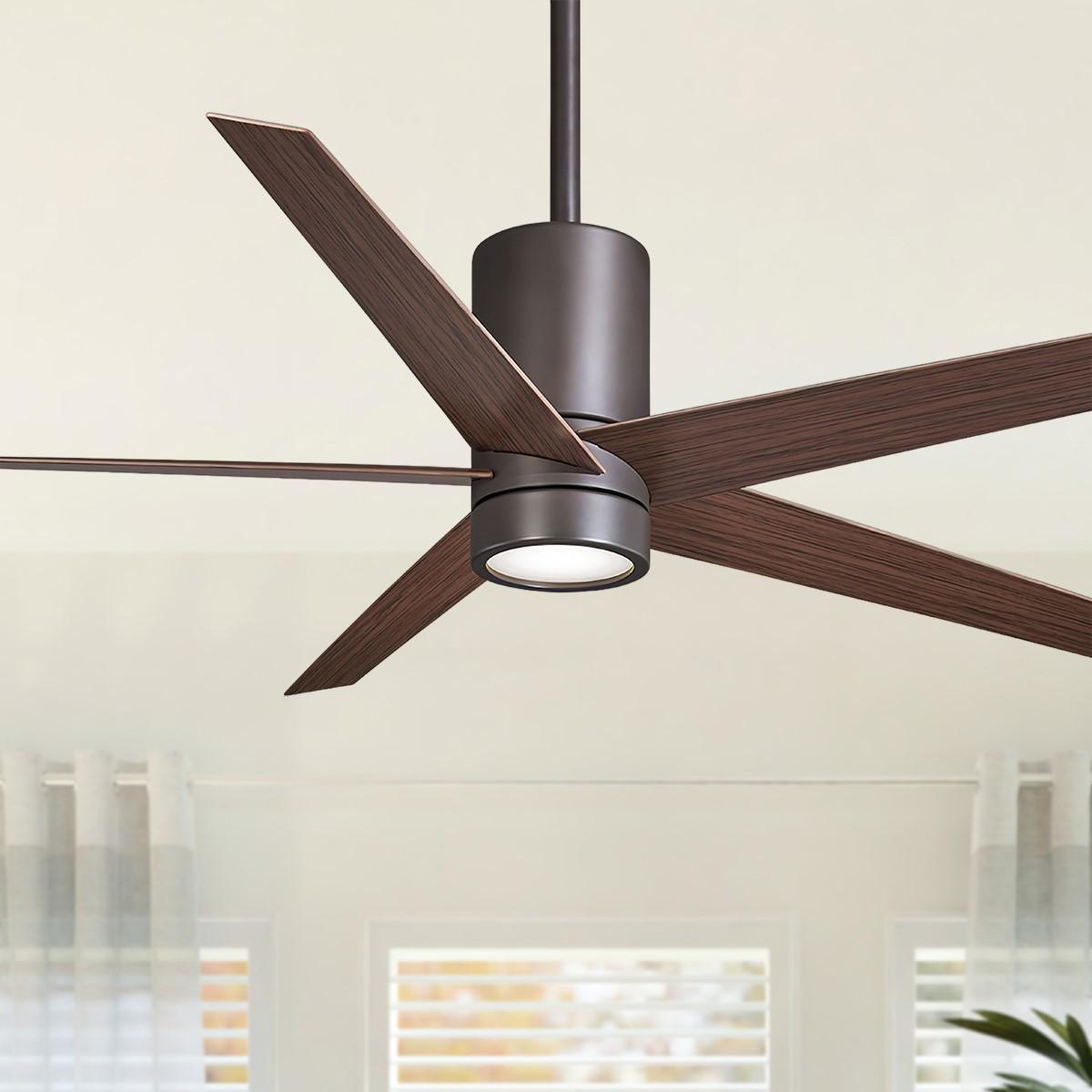 Symbio 56 Inch Modern Ceiling Fan With Light And Remote - Bees Lighting