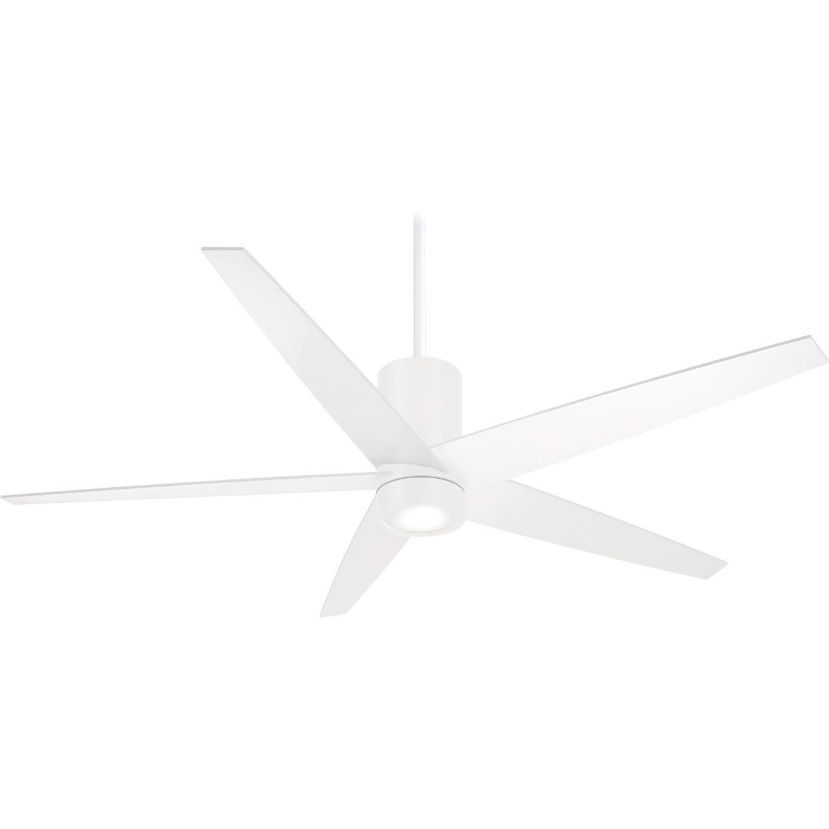 Symbio LED 56" Modern Ceiling Fan, Flat White - Bees Lighting