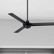 Kewl 52" Black Modern Indoor Ceiling Fan with Wall Control - Bees Lighting