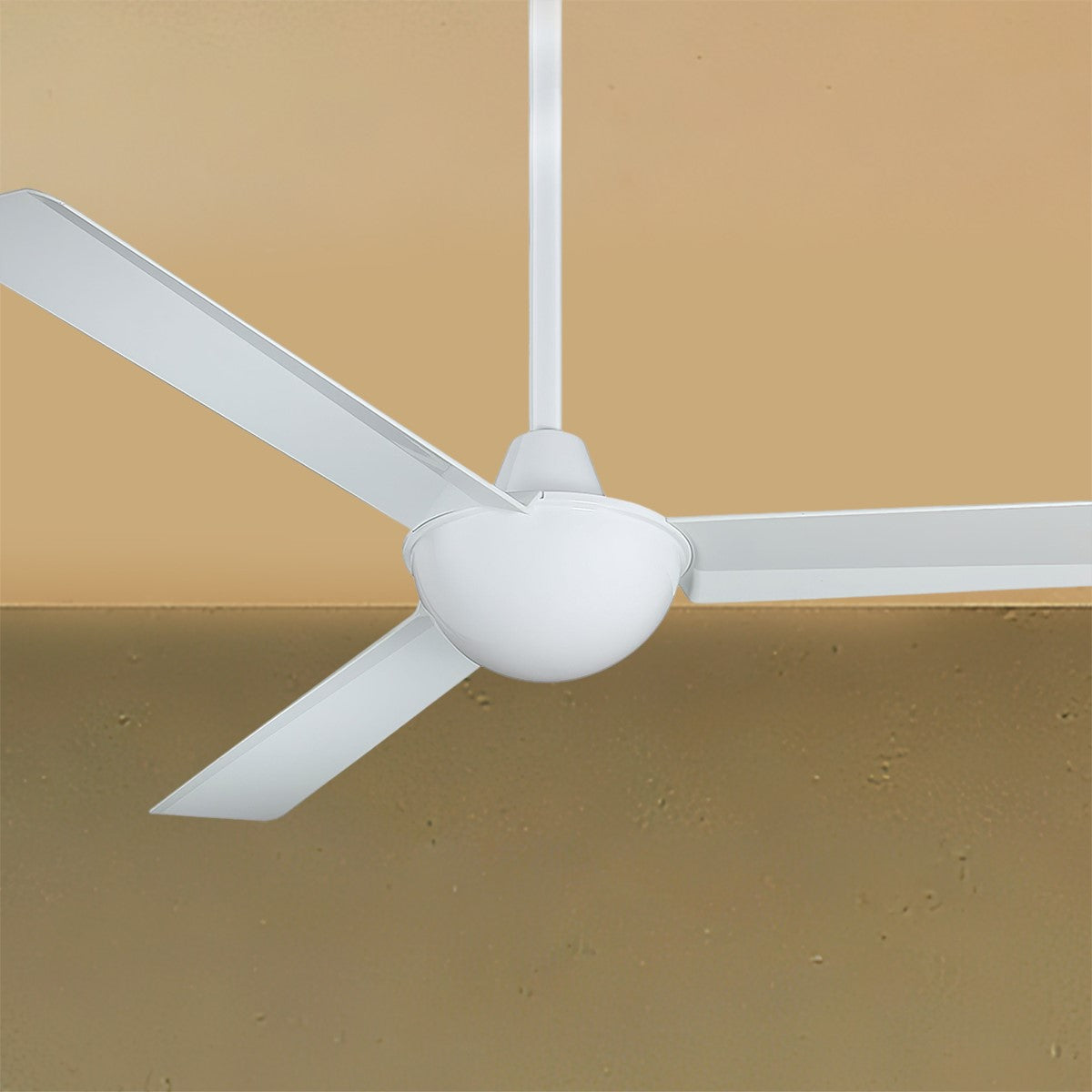 Kewl 52" White Modern Indoor Ceiling Fan with Wall Control - Bees Lighting