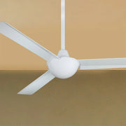 Kewl 52" White Modern Indoor Ceiling Fan with Wall Control - Bees Lighting