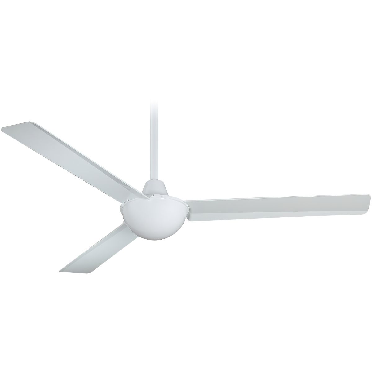 Kewl 52" White Modern Indoor Ceiling Fan with Wall Control - Bees Lighting