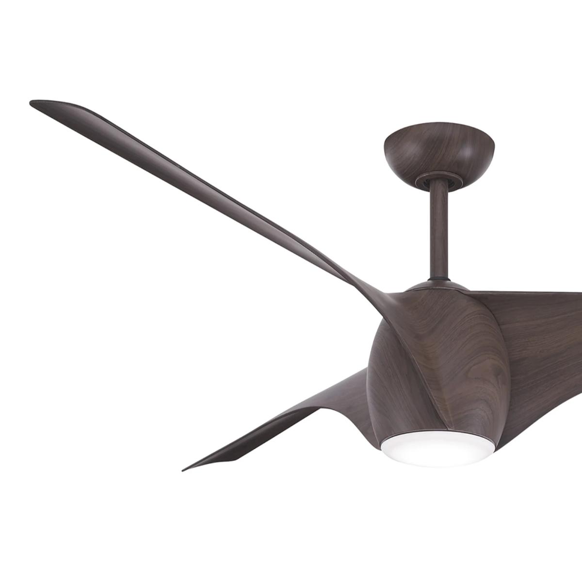 Airewave 65" Dark Maple LED Indoor Ceiling Fan with Remote - Bees Lighting