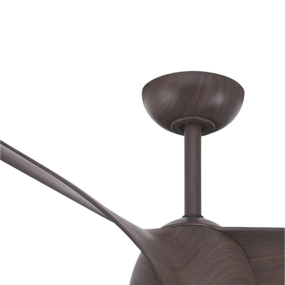 Airewave 65" Dark Maple LED Indoor Ceiling Fan with Remote - Bees Lighting