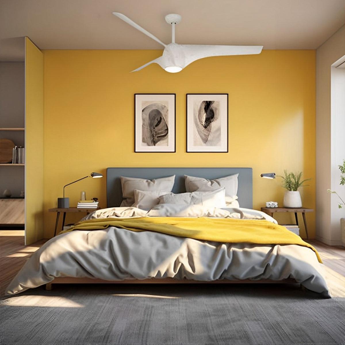 Airewave 65" Sterling Maple LED Indoor Ceiling Fan with Remote - Bees Lighting