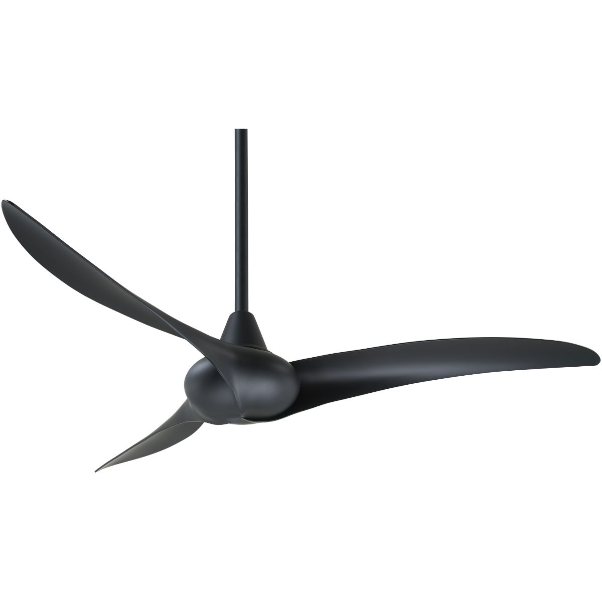 Wave 52" Coal Indoor Ceiling Fan with Remote - Bees Lighting