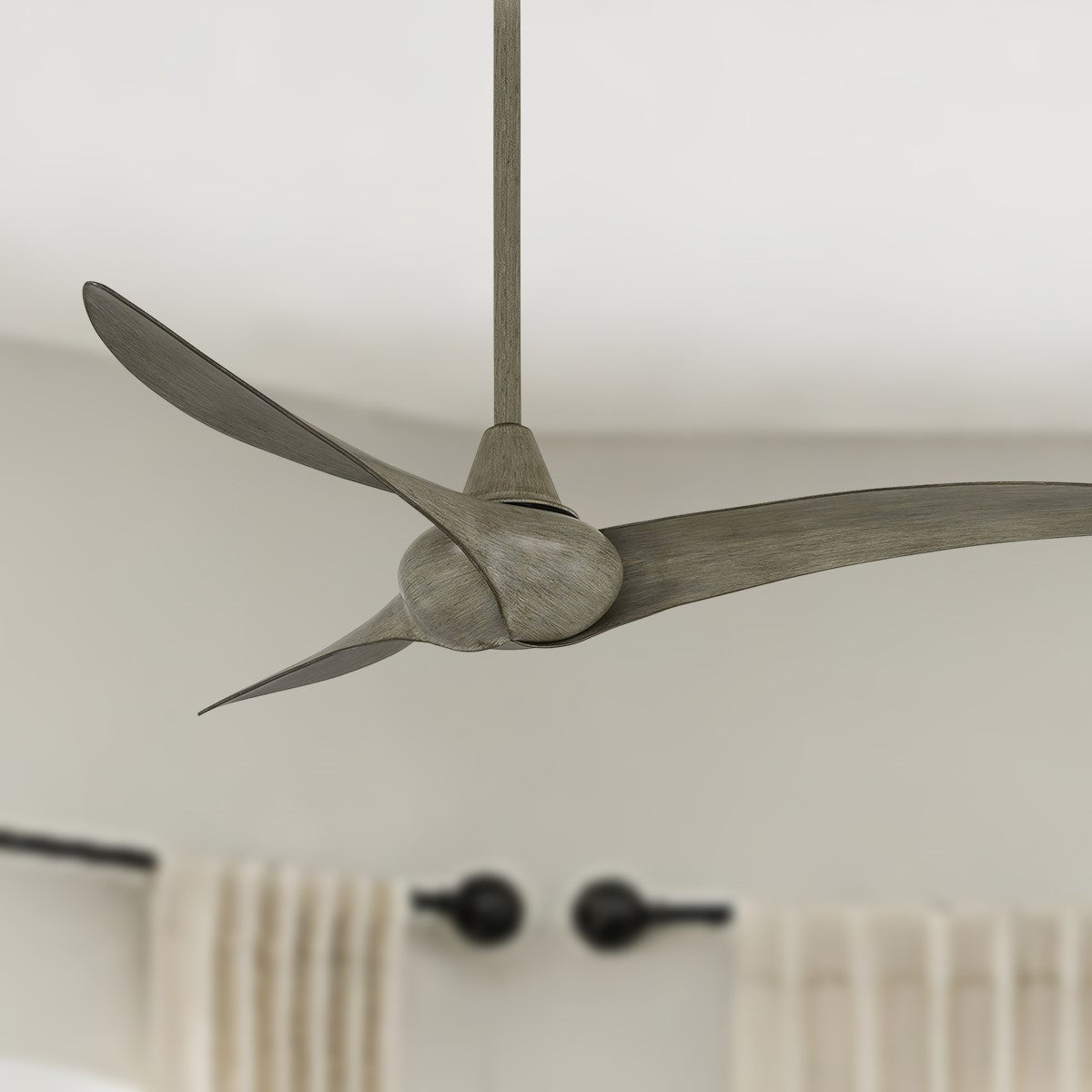 Wave 52" Driftwood Indoor Ceiling Fan with Remote