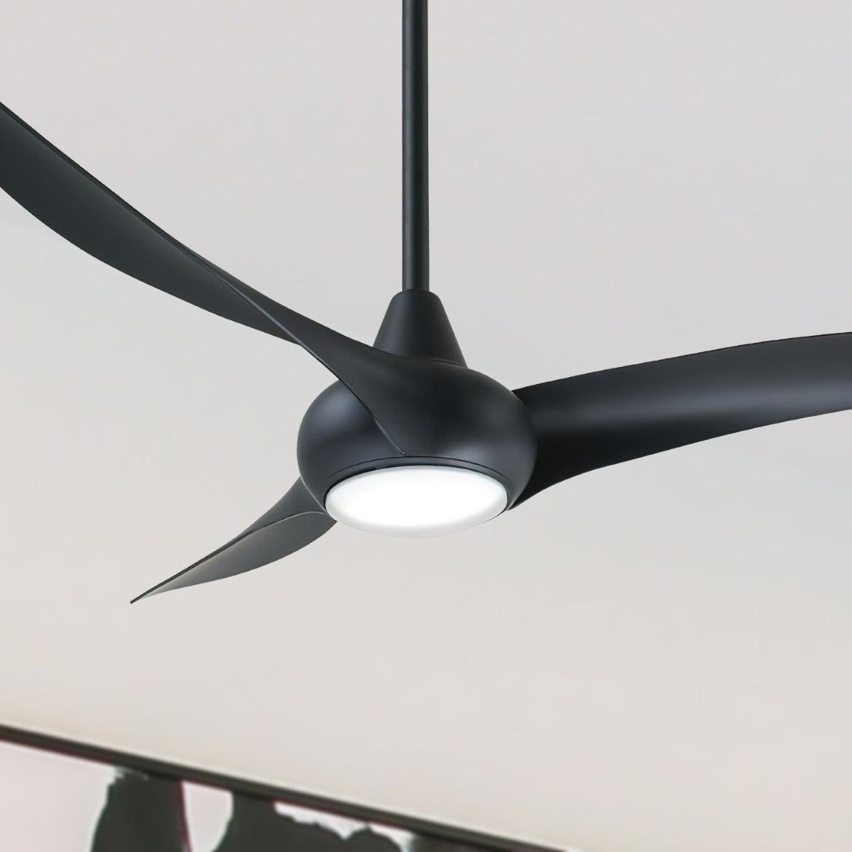 Minka Aire Light Wave 52 Inch Modern Propeller Ceiling Fan With And Remote Bees Lighting