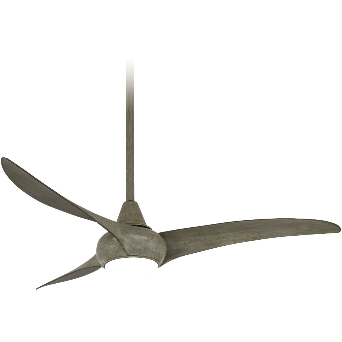Light Wave LED 52" Driftwood Modern Ceiling Fan with Light and Remote - Bees Lighting