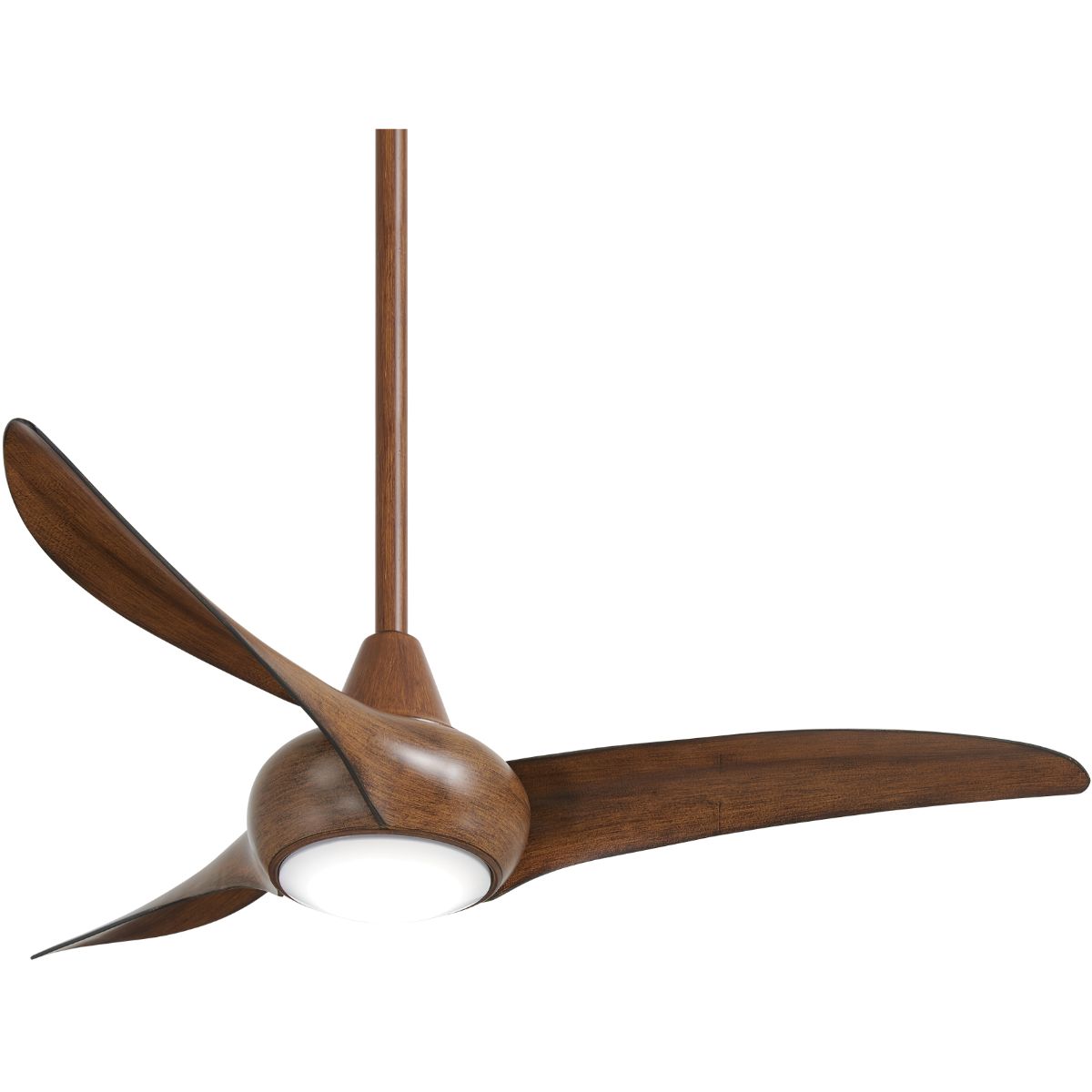 Light Wave LED 44" 3-Blade Distressed Koa Ceiling Fan with Light and Remote - Bees Lighting