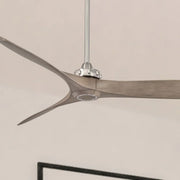 Aviation 60" Brushed Nickel & Ash Maple Indoor Ceiling Fan with Remote - Bees Lighting