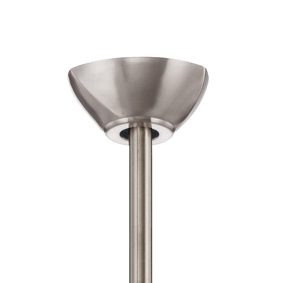 Aviation 60" Brushed Nickel and Silver Indoor Ceiling Fan with Remote - Bees Lighting