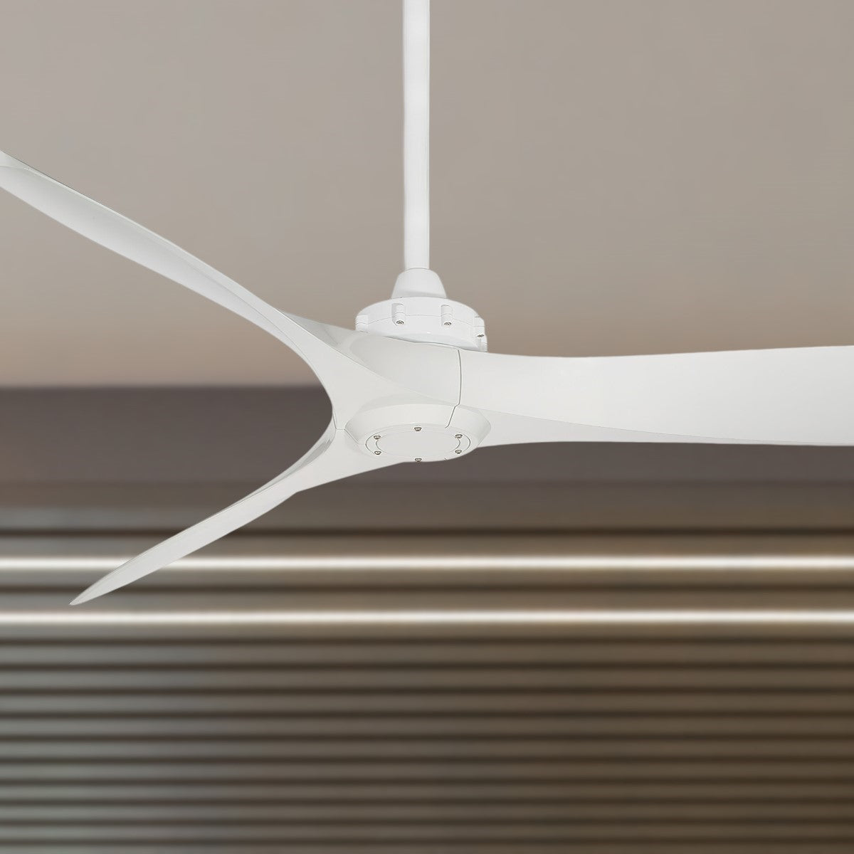 Aviation 60" White Indoor Ceiling Fan with Remote - Bees Lighting